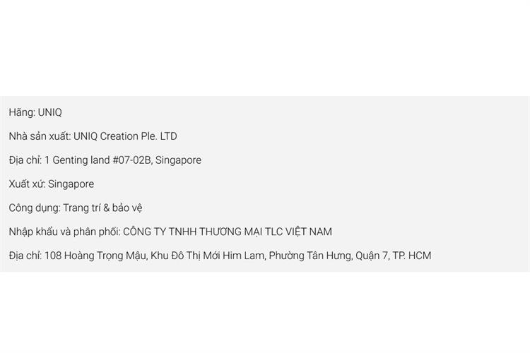 Miếng dán camera iPhone 14 /14 Plus UniQ Màu Bạc