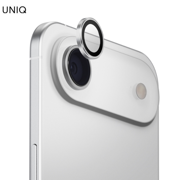 Miếng dán camera iPhone Air OPTIX Viền Nhôm Thủy Tinh UNIQ