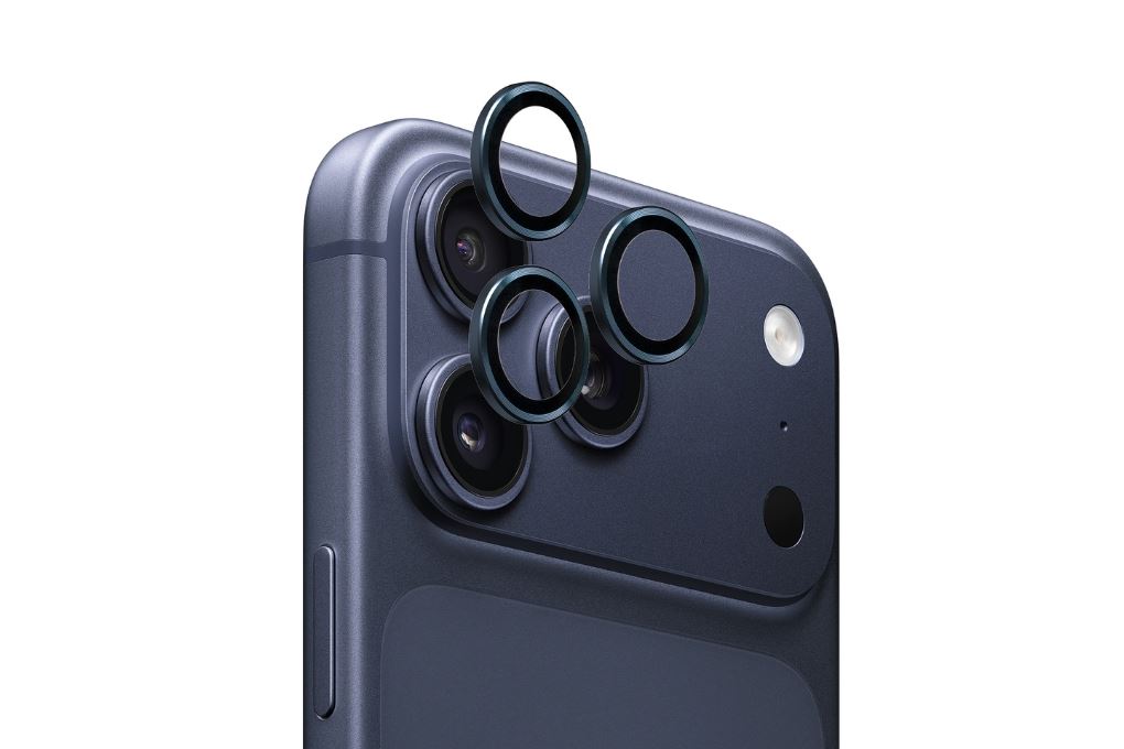 Miếng dán camera iPhone 17 Pro/iPhone 17 Pro Max Thủy Tinh Nhôm Silicat MIPOW