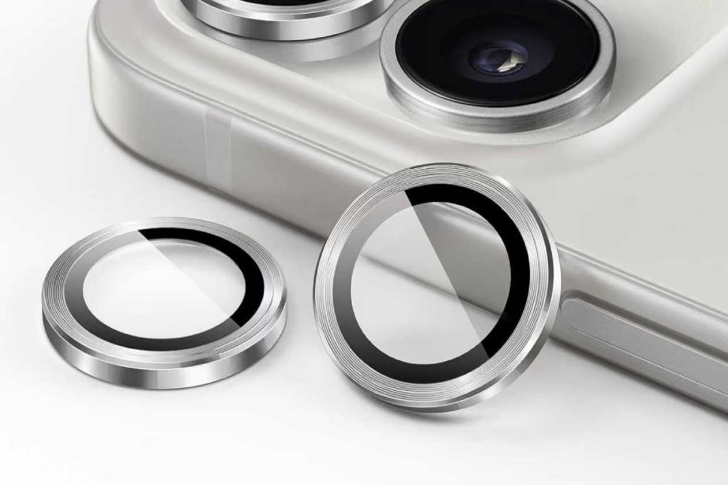 Miếng dán camera iPhone 16 Pro/iPhone 16 Pro Max Thủy Tinh Nhôm Silicat MIPOW - 2