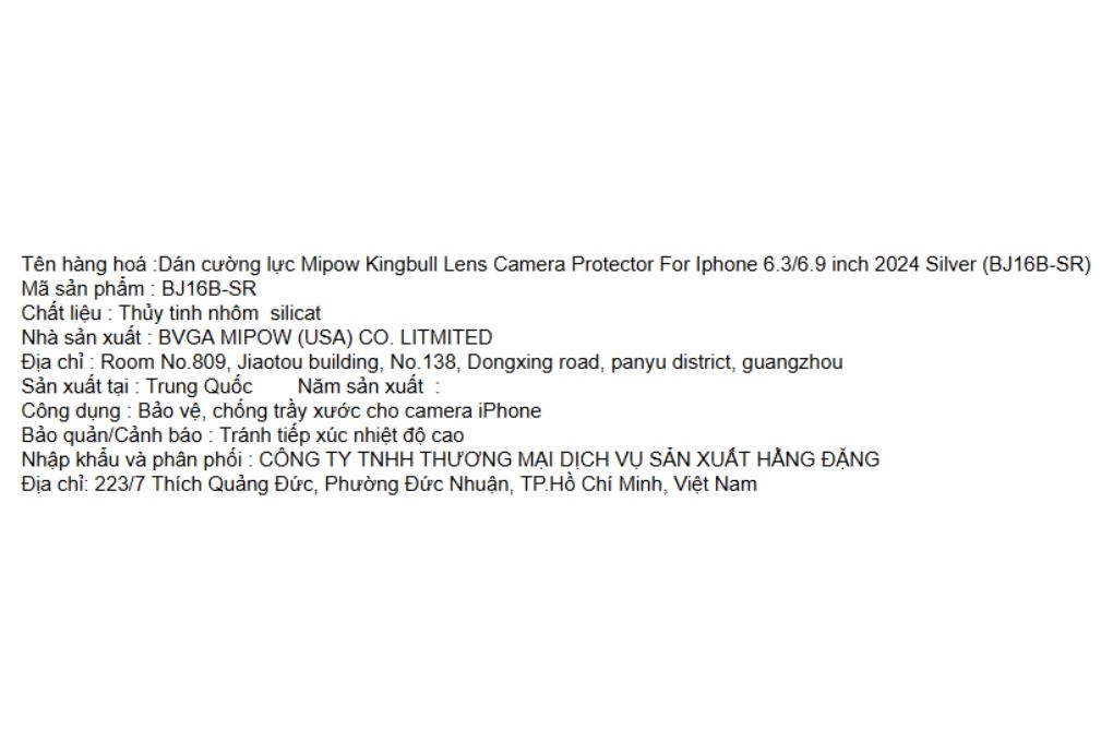 Miếng dán camera iPhone 16 Pro/iPhone 16 Pro Max Thủy Tinh Nhôm Silicat MIPOW - 4
