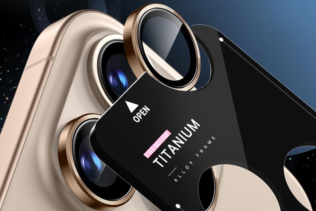 Miếng dán camera iPhone 16 Pro/iPhone 16 Pro Max Thủy Tinh Nhôm Silicat MIPOW - 2
