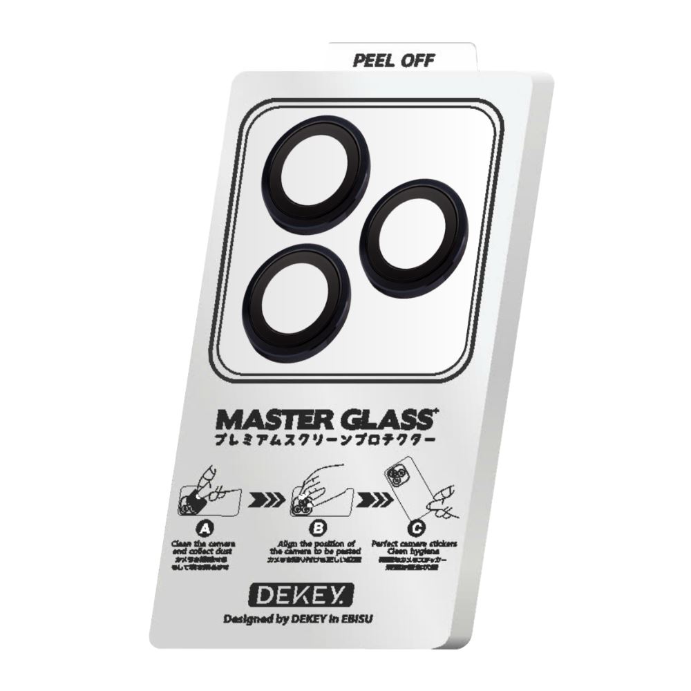 Miếng dán camera iPhone 14 Pro Max DEKEY 3D Camera Lens - Tím Màu Tím