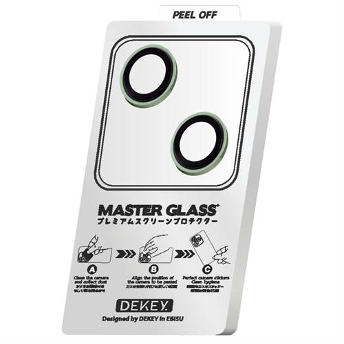 Miếng dán camera iPhone 15/15 Plus Master Glass 3D Camera Lens DEKEY - Xanh Lá Màu Xanh lá