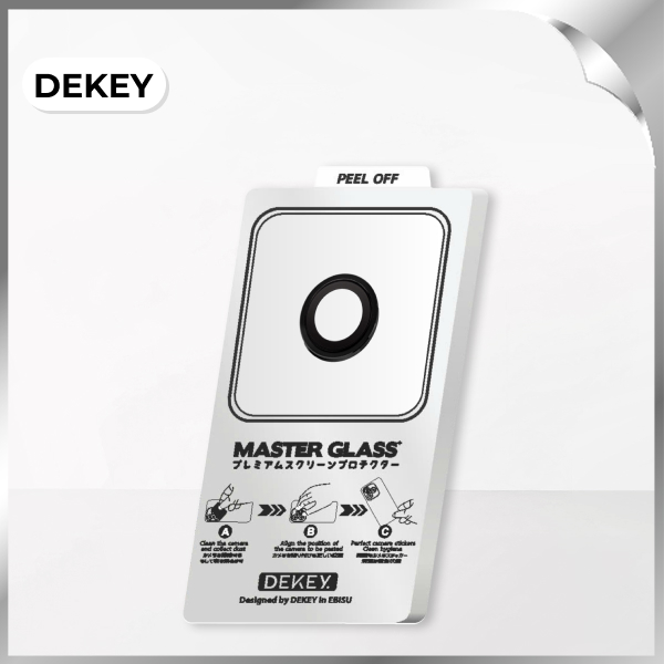 Miếng dán camera iPhone Air DEKEY 3D Camera Lens- Đen