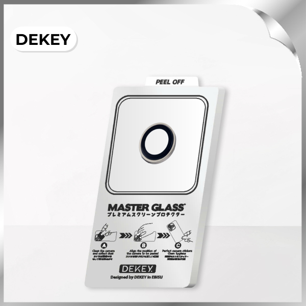 Miếng dán camera iPhone Air DEKEY 3D Camera Lens- Bạc