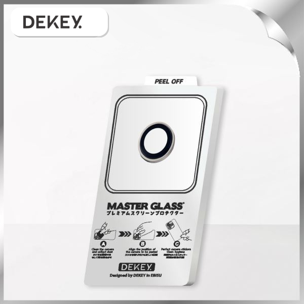 Miếng dán camera iPhone Air DEKEY 3D Camera Lens- Bạc