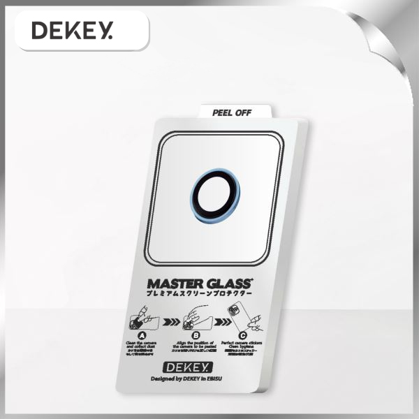 Miếng dán camera iPhone Air DEKEY 3D Camera Lens- Xanh dương