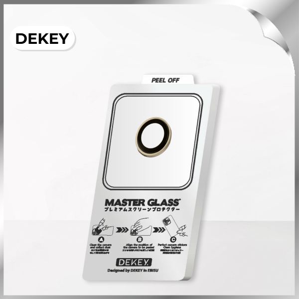 Miếng dán camera iPhone Air DEKEY 3D Camera Lens- Vàng