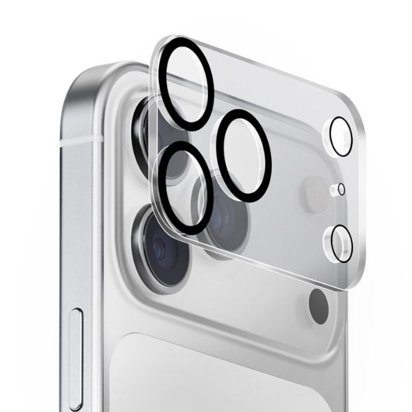 Miếng dán camera iPhone 18 Pro Max Nhựa Cứng Thủy Tinh UNIQ OPTIX
