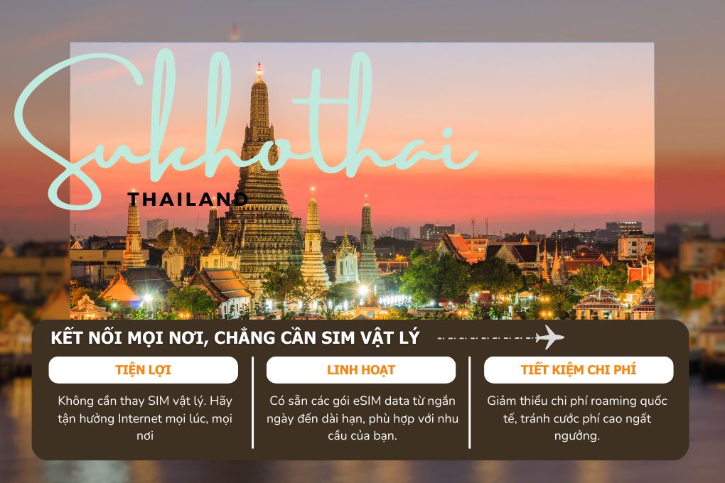eSIM du lịch Airalo Thailand 1GB/7 Ngày