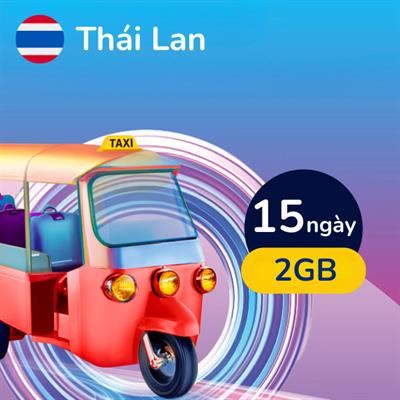 eSim du lịch Thailand 2GB/15 Ngày