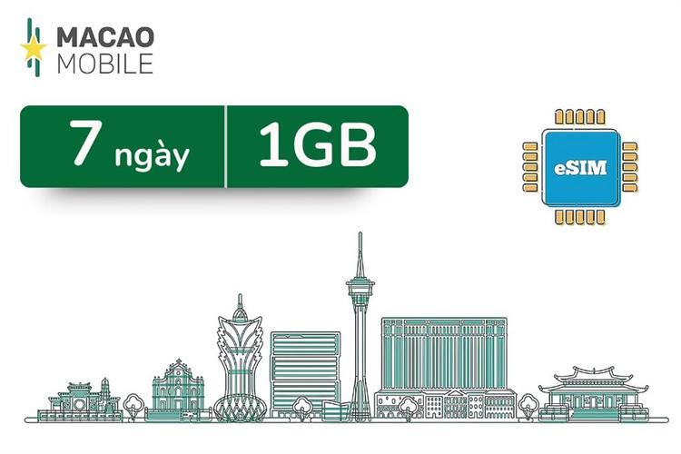 eSim du lịch Airalo Macao 1GB/7 Ngày