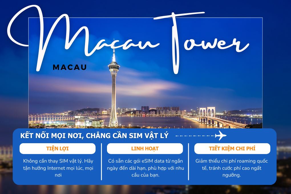 eSIM du lịch Airalo Macao 2GB/15 Ngày - 2