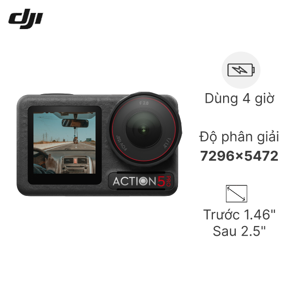 Camera kỹ thuật số DJI Osmo Action 5 Pro Standard Combo_AC004STD