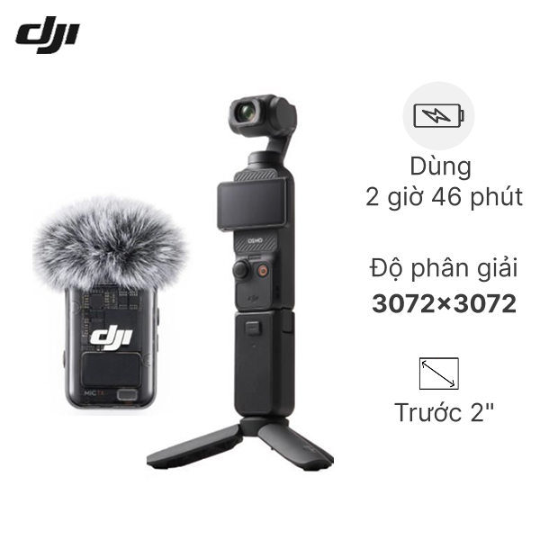 Camera cầm tay DJI Pocket 3 Creator Combo_PP-101