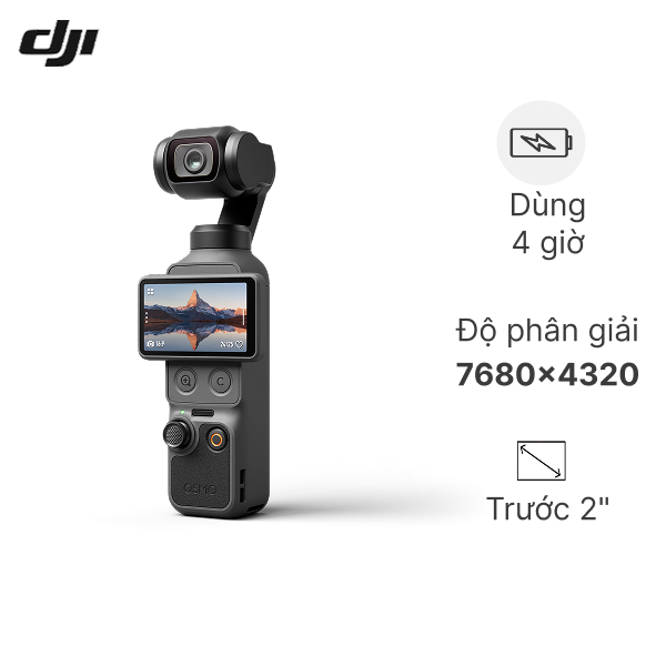 Camera kỹ thuật số DJI Osmo Pocket 4 Standard Combo_OP-041STD