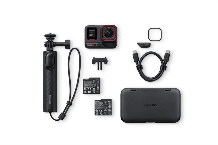 Camera hành trình Insta360 Ace Pro 2 Dual Battery Standard Bundle Màu Đen