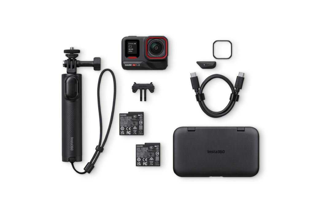 Camera hành trình Insta360 Ace Pro 2 Dual Battery Standard Bundle Màu Đen