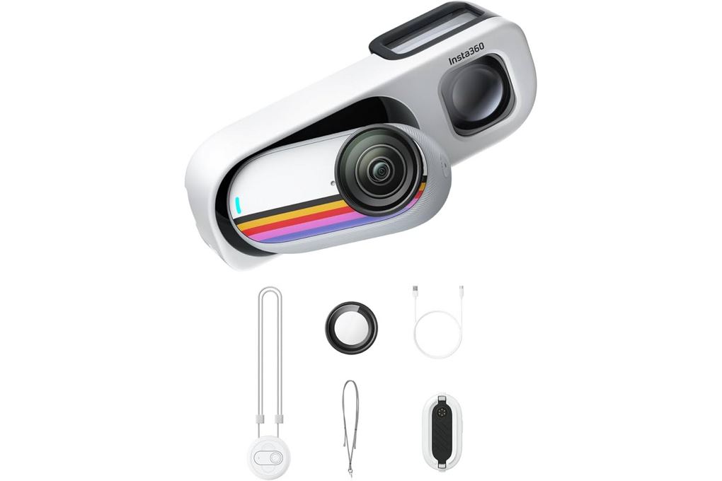 Camera hành trình Insta360 GO 3S Retro Bundle (Special Edition)_Canvas White128G Màu Trắng