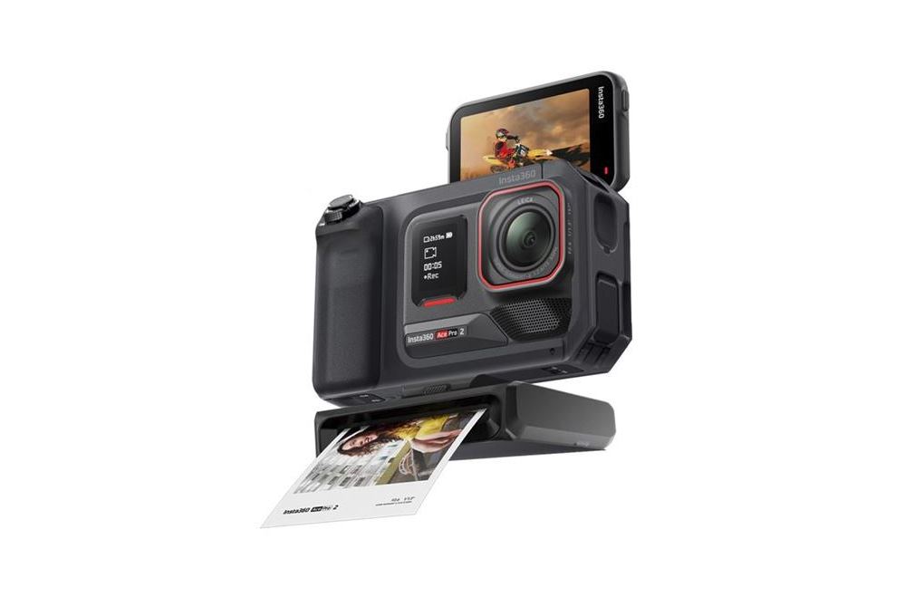 Camera hành trình Insta360 Ace Pro 2 Flash Print Bundle Màu Đen