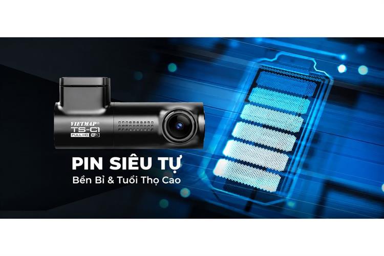 Camera hành trình xe hơi Full HD Vietmap TS-C1 Màu Đen