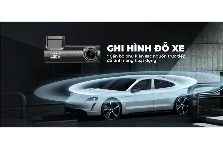 Camera hành trình xe hơi Full HD Vietmap TS-C1 Màu Đen