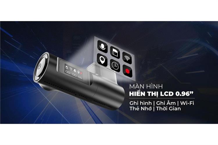Camera hành trình xe hơi 2K GPS Vietmap TS-C9P Màu Đen