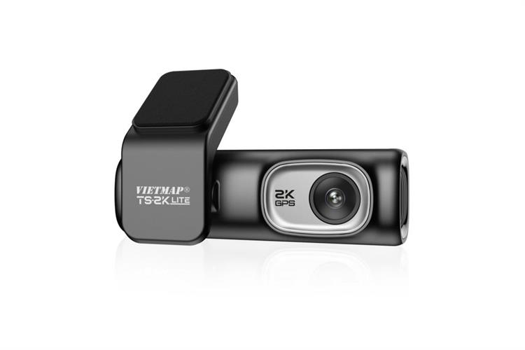 Camera hành trình xe hơi ghi hình trước sau 2K GPS Vietmap TS-2K Lite Màu Đen