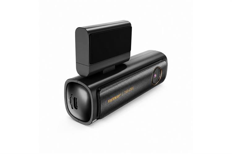 Camera hành trình xe hơi ghi hình trước sau ADAS Cảnh Báo Giọng Nói GPS Vietmap TS-5K Màu Đen