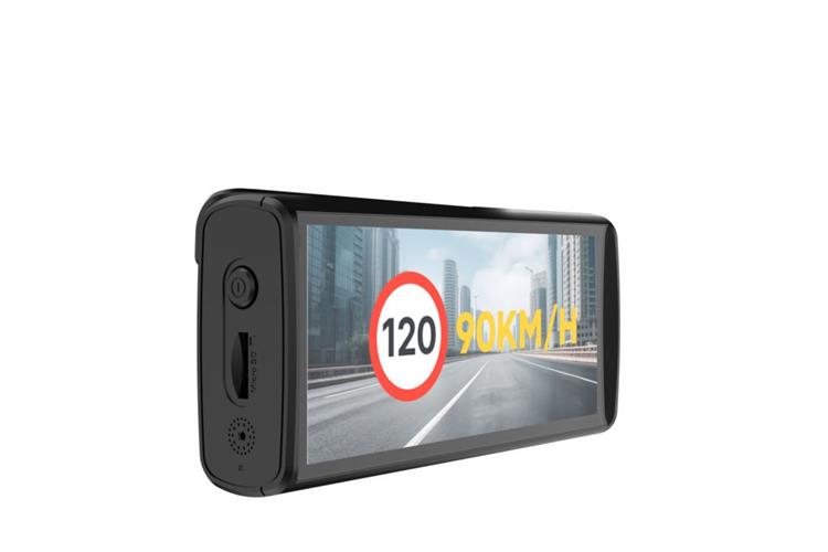 Camera hành trình xe hơi ghi hình trước sau 2K Cảnh Báo Giọng Nói 4G GPS Vietmap SpeedMap M2 Màu Đen