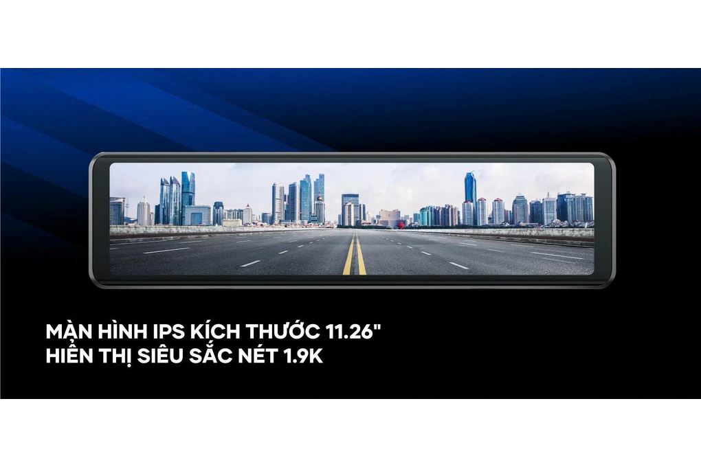 Camera hành trình xe hơi ghi hình trước sau Full HD  Cảnh Báo Giọng Nói ADAS 4G GPS Vietmap V740 Màu Đen
