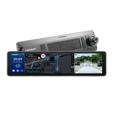 Camera hành trình xe hơi ghi hình trước sau Full HD  Cảnh Báo Giọng Nói ADAS 4G GPS Vietmap V740