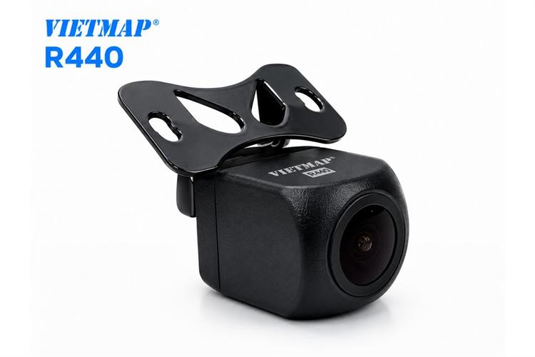 Camera hành trình xe hơi ghi hình trước sau 4K Cảnh Báo Giọng Nói GPS Vietmap R440 Màu Đen