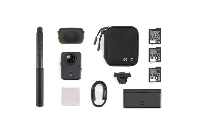 Camera kỹ thuật số DJI Osmo 360 thế hệ 2 Adventure Combo Màu Đen