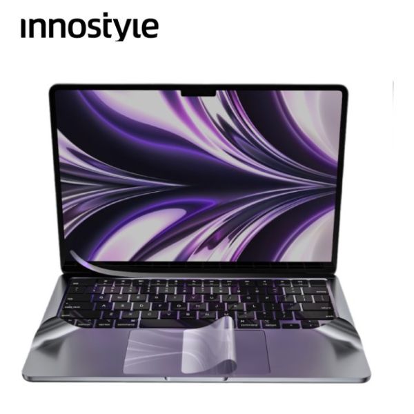 Bộ dán Macbook Air M2/M3/M4/M5 13.6 inch 6 IN 1 ISCS2681 - Innostyle