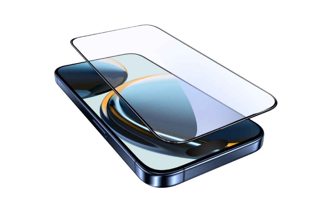 Miếng dán kính cường lực iPhone 16 Pro Max Jincase Màu Trắng