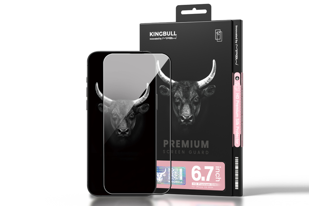 Miếng dán kính cường lực iPhone 16 Mipow BJ601-BK Màu Trắng