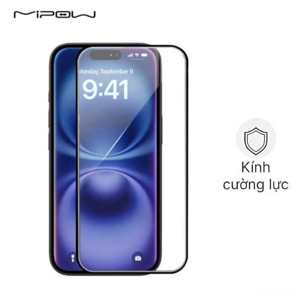 Miếng dán iPhone 16 Plus Mipow BJ603-BK
