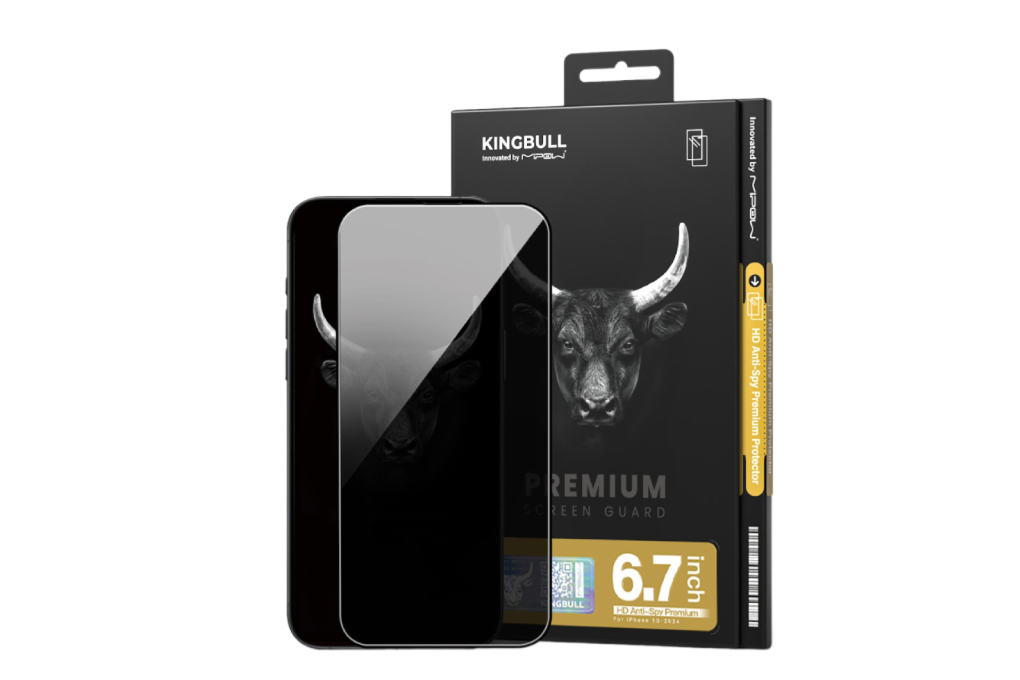 Miếng dán kính cường lực chống nhìn trộm iPhone 16 Pro Mipow BJ606-BK