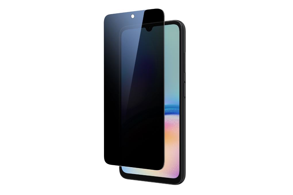 Miếng dán kính Samsung Galaxy A06/A05 cường lực chống nhìn trộm Jincase Màu Đen