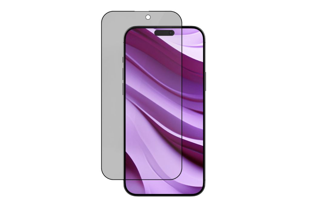 Miếng dán kính cường lực chống nhìn trộm iPhone 15 Pro Max JCPAL Màu Trắng