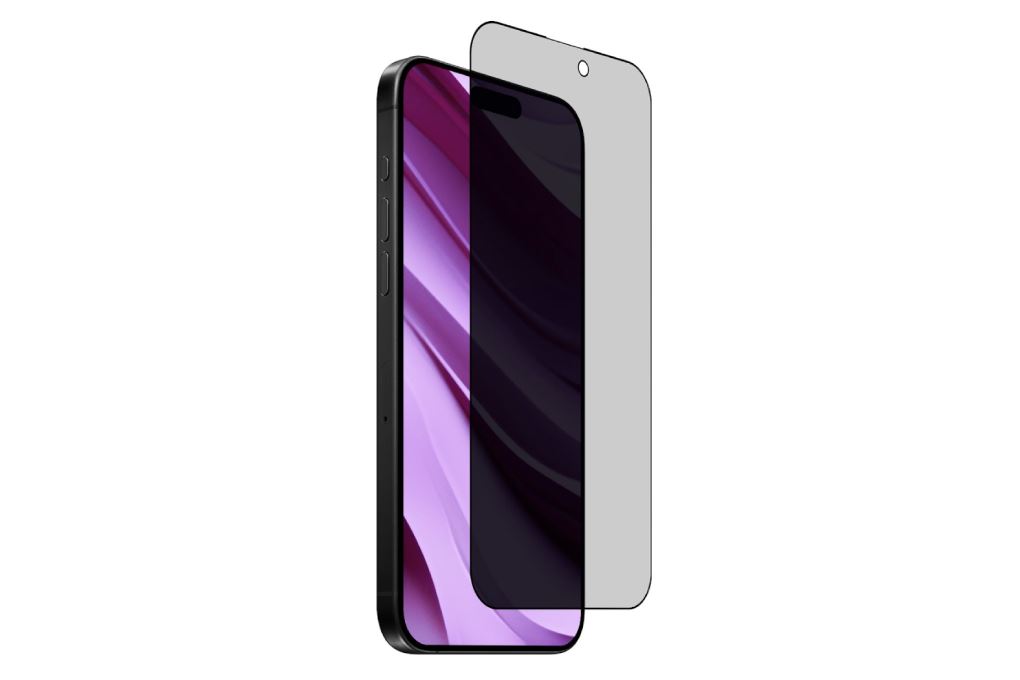 Miếng dán kính cường lực chống nhìn trộm iPhone 15 Pro Max JCPAL Màu Trắng