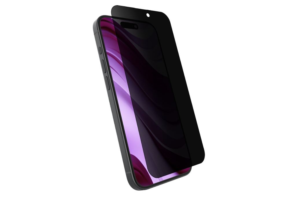 Miếng dán kính cường lực chống nhìn trộm iPhone 15 Pro Max JCPAL Màu Trắng