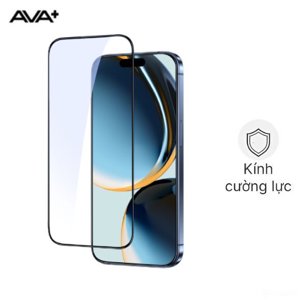 Miếng dán kính cường lực iPhone 16 Pro Premium AVA 