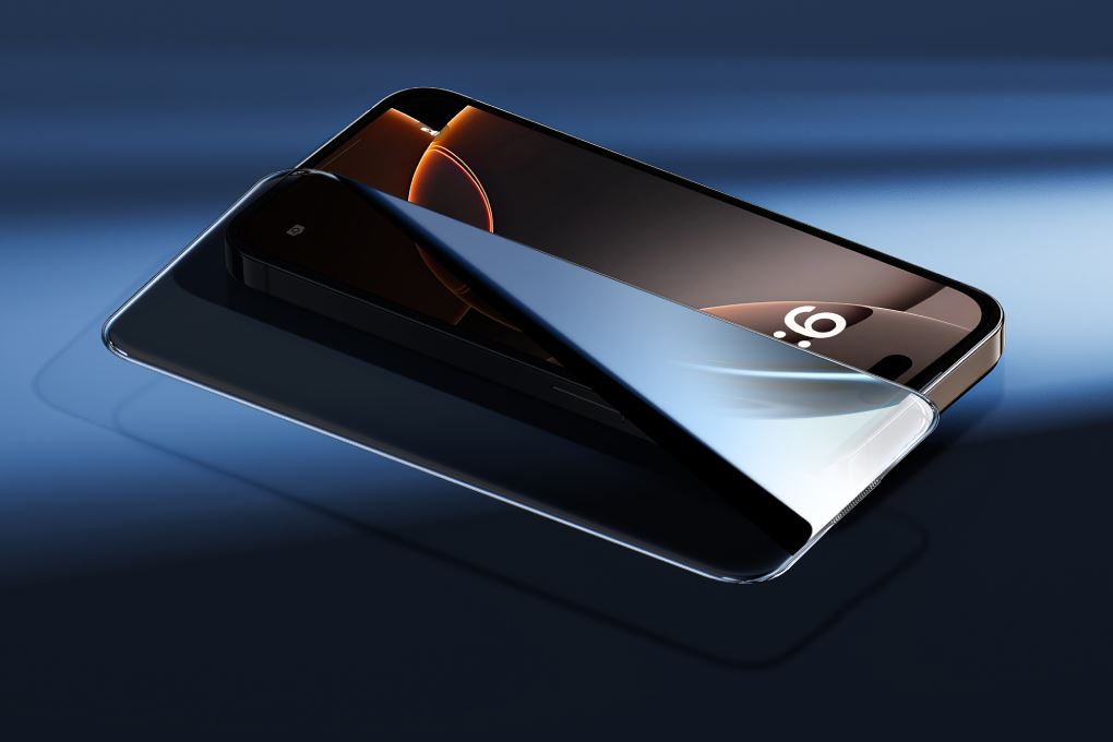 Miếng dán kính cường lực chống nhìn trộm iPhone 16 Pro Max AVA+ Màu Đen