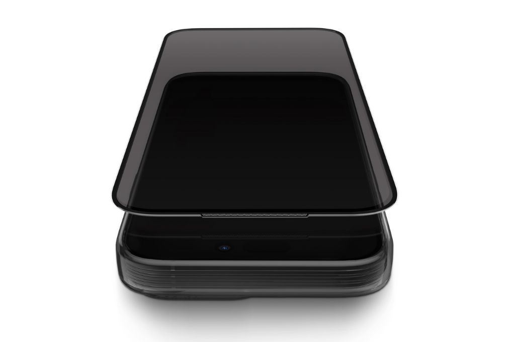 Miếng dán kính cường lực chống nhìn trộm iPhone 17 Pro Max UniQ Màu Trắng