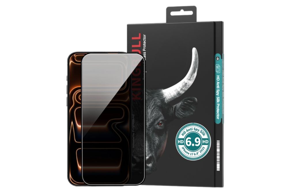 Miếng dán kính cường lực chống nhìn trộm iPhone 17 Pro Max Mipow BJ712-BK Màu Trắng