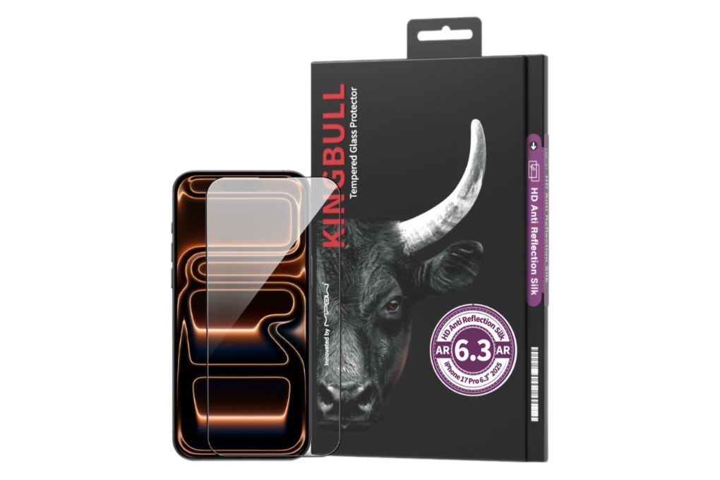 Miếng dán kính cường lực chống phản quang Anti-Reflection iPhone 17 Pro Mipow BJ715-BK Màu Trắng