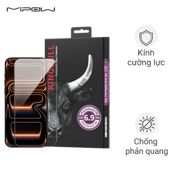 Miếng dán iPhone 17 Pro Max Mipow BJ716-BK